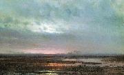 Alexei Savrasov Sundown over a marsh, Germany oil painting artist